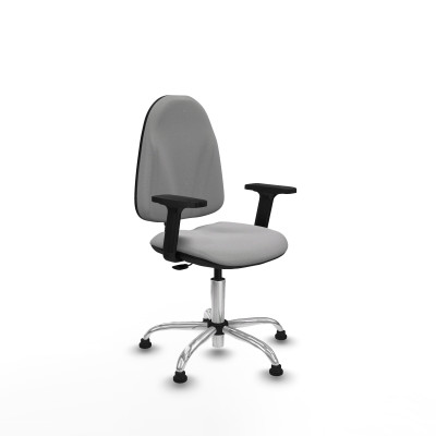 Algarra CP bali gris claro brazos 2D base cromada topes
