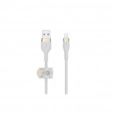 Belkin CAA010BT1MWH cable USB 1 m USB A USB C/Lightning Blanco