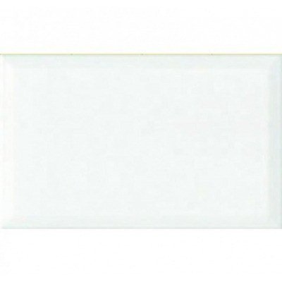 AZULEJO PASTA ROJA 25 X 40 CM. BLANCO BISELADO