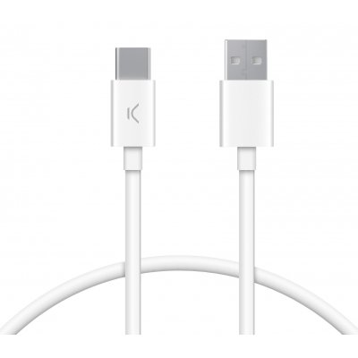 Cable de carga y datos USB-A a USB-C 12 W, 1 m, Blanco
