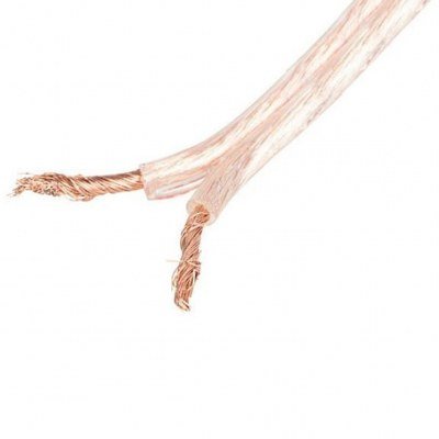 Cable altavoz lanberg 2x1.5mm2 25m transparente