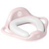 Asiento de inodoro con almohadilla suave Hippo Rosa
