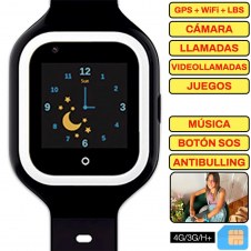 Savefamily Reloj Iconic Plus 4g Negro - Reloj Con Localizador