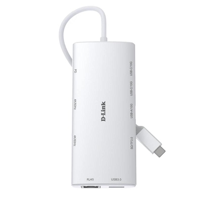 Hub USB-C 10 en 1 D-Link DUP-A01