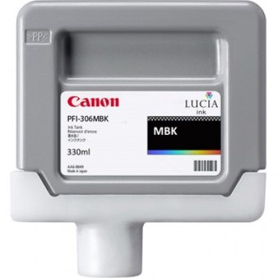 Cartucho canon pfi - 306mbk ipf8400se - ipf8300s - ipf8400s - ipf8300 - ipf8400 - ipf9400s - ipf9400