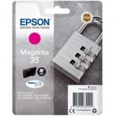 Cartucho tinta epson c13t35834010 magenta durabrite ultra ink 35 - 650 paginas - candado