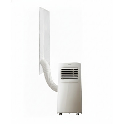 Cecotec Cubierta para Ventanas Oscilobatientes de 400cm - Facil de Sellar - Poliester - Aisla Del Exterior - Cremallera y Cinta Adhesiva - Resistente y Duradera - Color Blanco