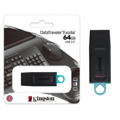 Pendrive 64GB Kingston DataTraveler Exodia USB 3.2