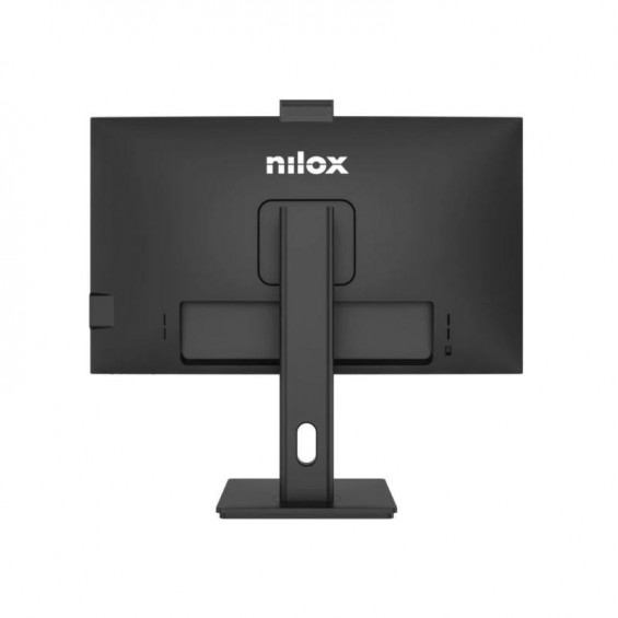 Monitor Nilox NXM24RWEB0265, 24 pulgadas, Full HD, IPS, 120 Hz, 4 ms, altura regulable, webcam, altavoces, VESA 75x75, negro - imagen 2