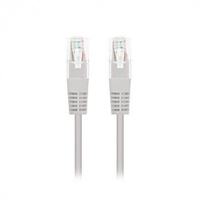CABLE RED NANOCABLE RJ45 UTP CAT6 1.5M GRIS