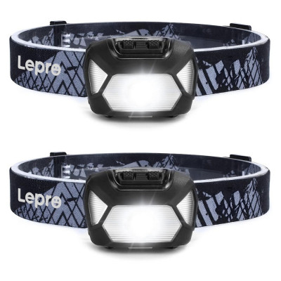 LINTERNA FRONTAL LED LEPRO 320015-2 PACK 2