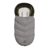 Saco cubrepiés Luxury Fur Dots Gris