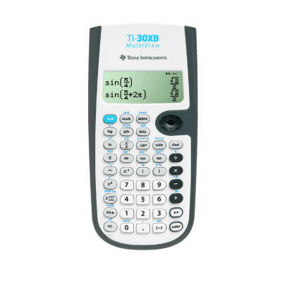 TI-30XB MultiView calculadora Bolsillo Calculadora científica Gris, Blanco