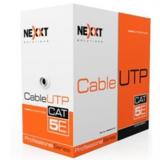 CABLE NEXXT UTP CATEGORÍA 5E 305MTS, AWG, COLOR GRIS, INTERIOR