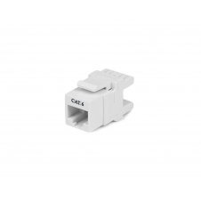 StarTech.com Jack Conector de Pared Módulo Keystone RJ45 Hembra Cat6 de Red 180Âº - Blanco - Tipo 110