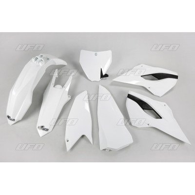 UFO Plastic Kit White Husqvarna TC250 HUKIT617041