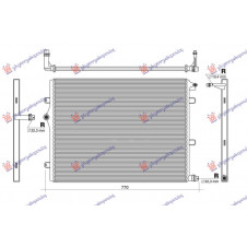 ADDITIONAL RADIATOR 3.0 PETROL HYBRID - 3.0 DIESEL HYBRID (650x508) (NRF)