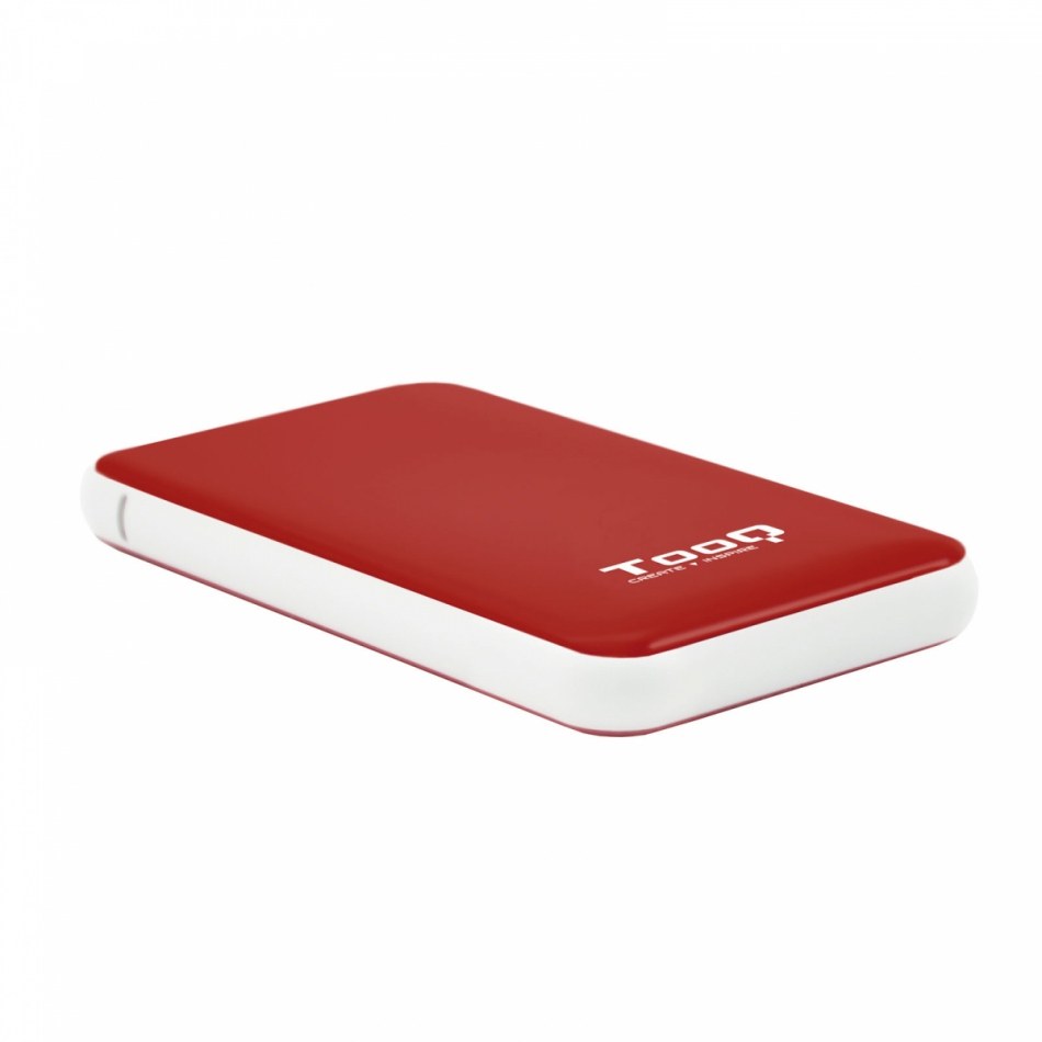 Caja Externa Tooq TQE2528R 2.5 9.5 Mm Sata Usb 3.1 Gen1 Roja