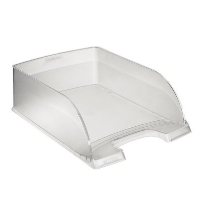 LEITZ Bandeja Plus Jumbo apilable plastico transparente