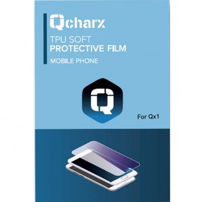 Lamina qcharx trasera de proteccion personalizacion pack de 10 ud para qx1