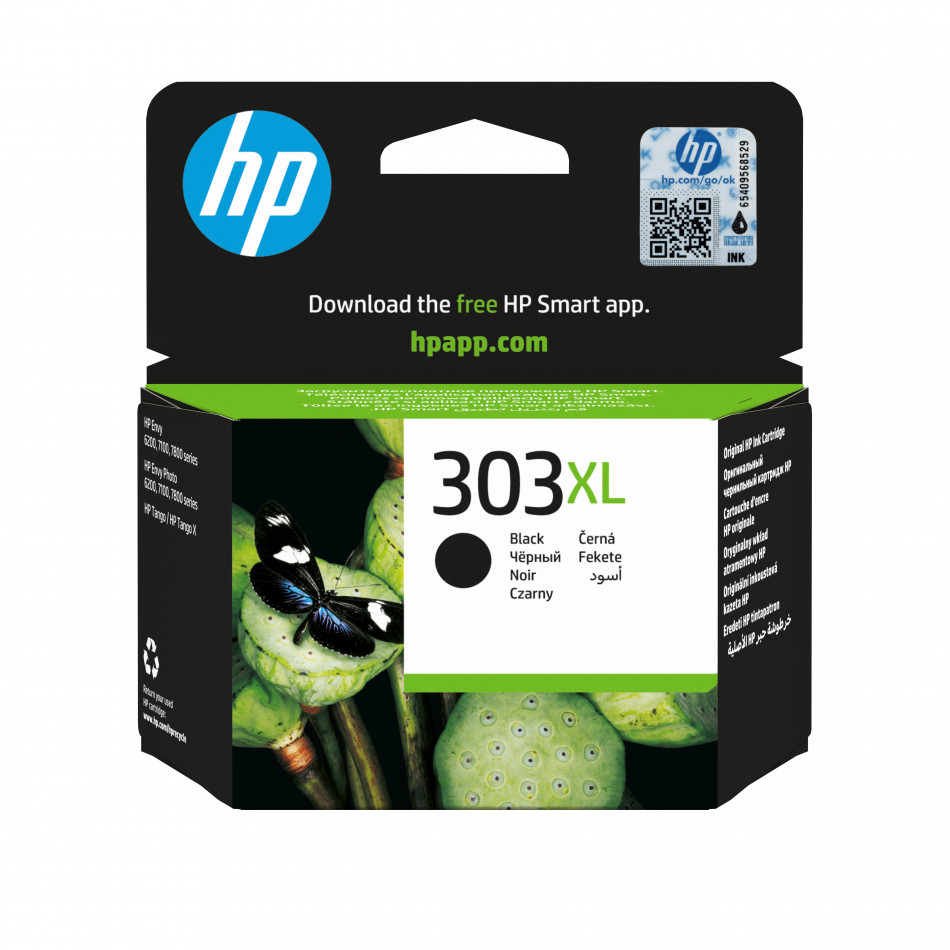 Cartucho de Tinta Original HP nº303 XL Alta Capacidad/ Negro
