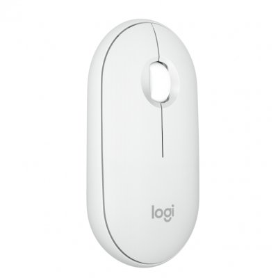 RATON LOGITECH PEBBLE MOUSE M350S BLANCO BLUETOOTH