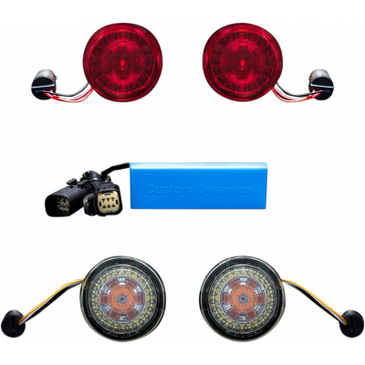 Kit de conversión intermitentes delanteros y traseros ProBEAM® CUSTOM DYNAMICS PB-SS-KIT1