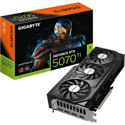 VGA PCI-EX NVIDIA GIGABYTE RTX5070TI WINDFORCE OC V2 16G GDDR7 PCIE HDMI 3DP 3VEN