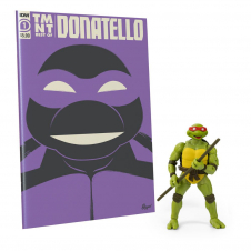 Figura y comic the loyal subjects tortugas ninja bst axn x idw donatello exclusive