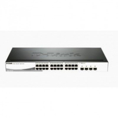 Switch d - link 24 pts 10 - 100 - 1000 4pcb 1000baset - sfp laser 2 smart 111