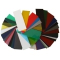Tapa Plastico Duro 0.5 Opaco Azul P/100