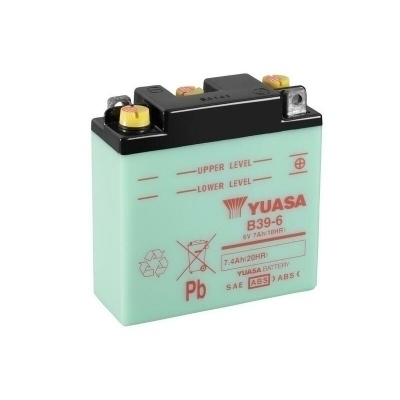 Yuasa battery B39-6 Dry charged (sin electrolito) B39-6