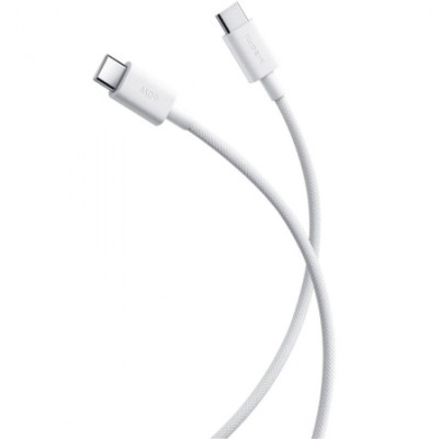Cable USB 2.0 Tipo-C 3A Xiaomi Braided/ USB Tipo-C Macho - USB Tipo-C Macho/ Hasta 60W/ 480Mbps/ 1m/ Blanco