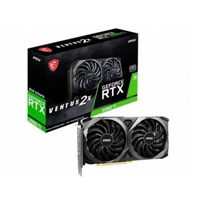 TARJETA GRÁFICA MSI RTX 3060 TI VENTUS 2X OCV1 LHR 8GB GDD