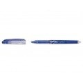 Pilot Boligrafo de gel borrable Frixion Point - Punta fina de aguja 0.5mm - Trazo 0.25mm - Grip ergonomico - Color Azul