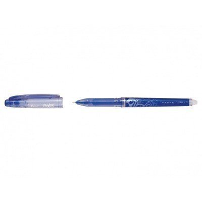 Pilot Boligrafo de gel borrable Frixion Point - Punta fina de aguja 0.5mm - Trazo 0.25mm - Grip ergonomico - Color Azul