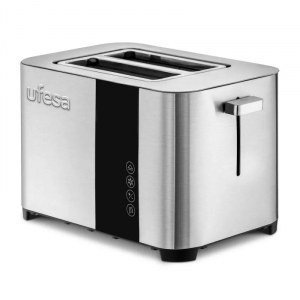 Tostador Ufesa DUO DELUX, 2 ranuras, corto, digital, 7 niveles, inox