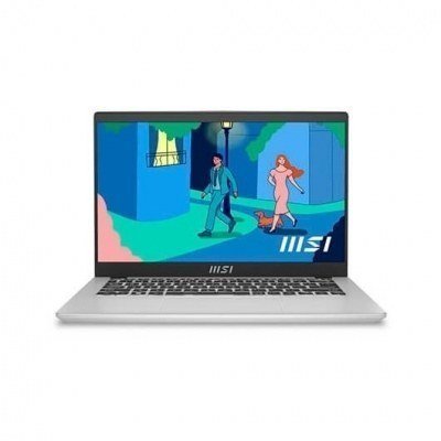 Portátil msi modern 14 c12m - 078xes urban silver i5 - 1235u - 8gb - ssd 512gb - intel iris xe - 14 fhd - fdos