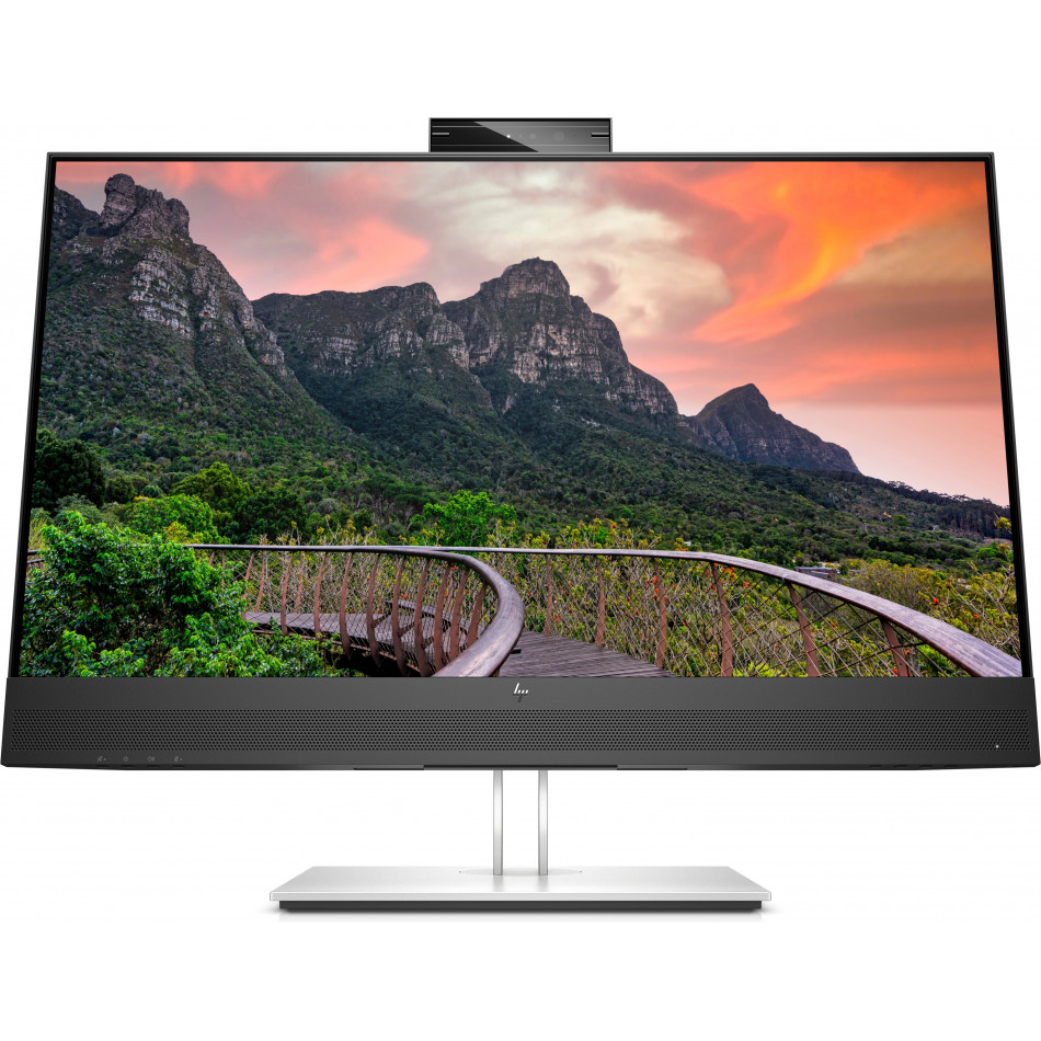 HP E27m G4 Conferencing Monitor - E-Series - monitor LED - 27" - 2560 x 1440 QHD @ 75 Hz - IPS - 300 cd/m² - 1000:1 - 5 ms - HDMI, DisplayPort, USB-C - altavoces - plata (base), cabezal negro