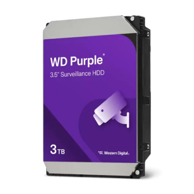 Western Digital Purple disco duro interno 3 TB 5400 RPM 128 MB 3.5 Serial ATA III