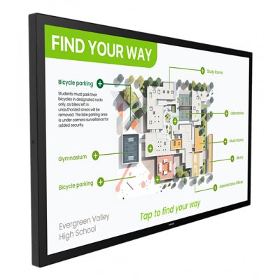 3000 series 55BDL3751T/00 pantalla de señalización Panel plano interactivo 138,4 cm (54.5) LCD Wifi 450 cd / m² 4K Ultra HD Negro Pantalla táctil Procesador incorporado Android