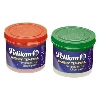 TEMPERA PELIKAN 40 ml 742/40 VERDE AZUL. - Pack de 6 unidades