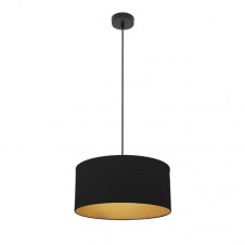 Colgante Anuska 1xe27 Negro/negro-oro Regx40x40 Cm