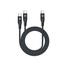 Cable CELLY USB-C a 2xUSB-C 100W 1.3m (USBC2USBCBK)