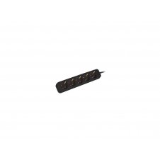 Lanberg PS0-05F-0300-BK base múltiple 3 m 5 salidas AC Interior Negro