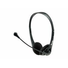 Equip Auriculares Diadema USB tipo A Negro