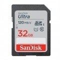 SanDisk Ultra - Tarjeta de memoria flash - 32 GB - UHS-I U1 / Class10 - SDHC UHS-I