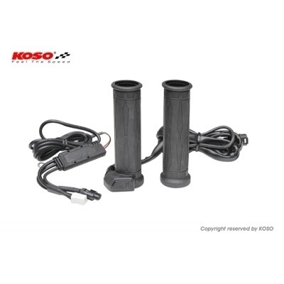 KOSO Apollo-X Heated Grips incl. Thump heater ATV/Snowmobile 7/8+7/8 AX0730I0