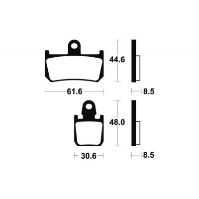 TECNIUM Sintered Metal Brake Pads - MTR339 MTR339