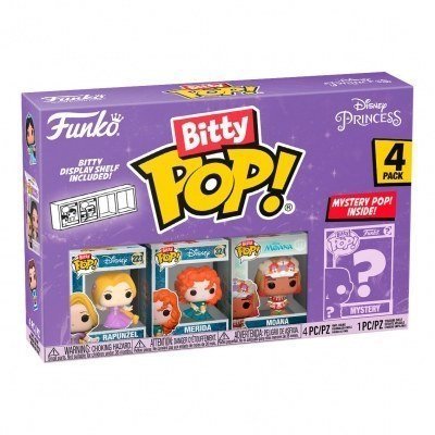 Bitty pop funko disney princess rapunzel 4pk